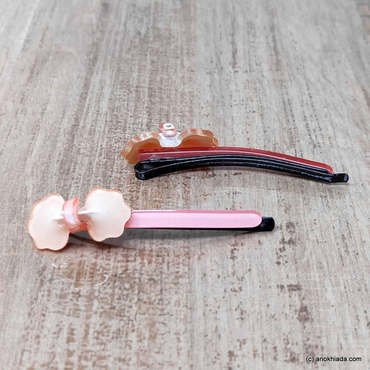Anokhi Ada Bow Design Bob Pins for Girls (Bob Pin-BE-20)