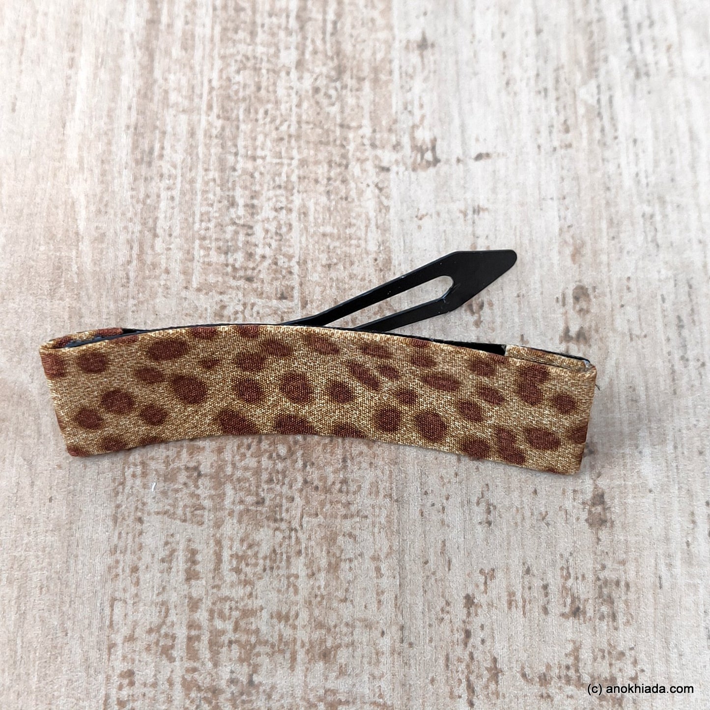 Anokhi Ada Tiger Print Large Tik Tak Hair Clips-BF-10