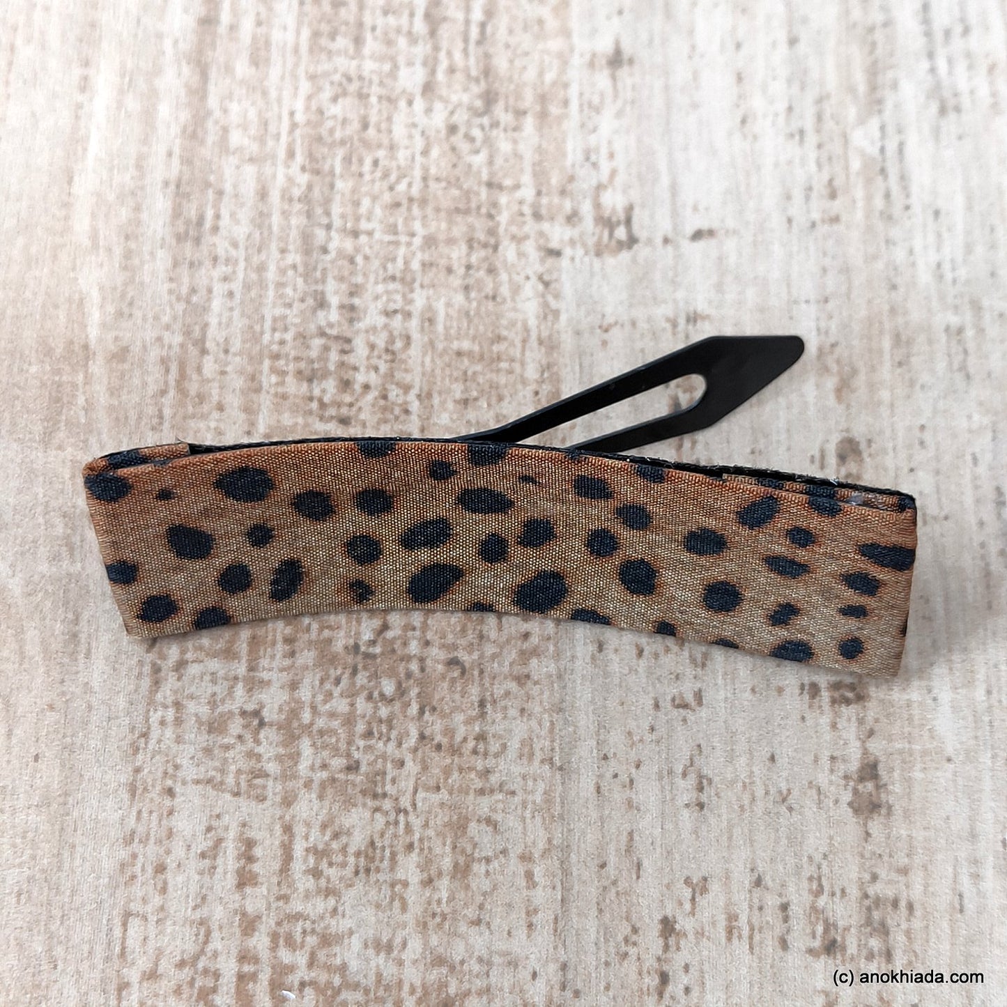 Anokhi Ada Tiger Print Large Tik Tak Hair Clips-BF-11