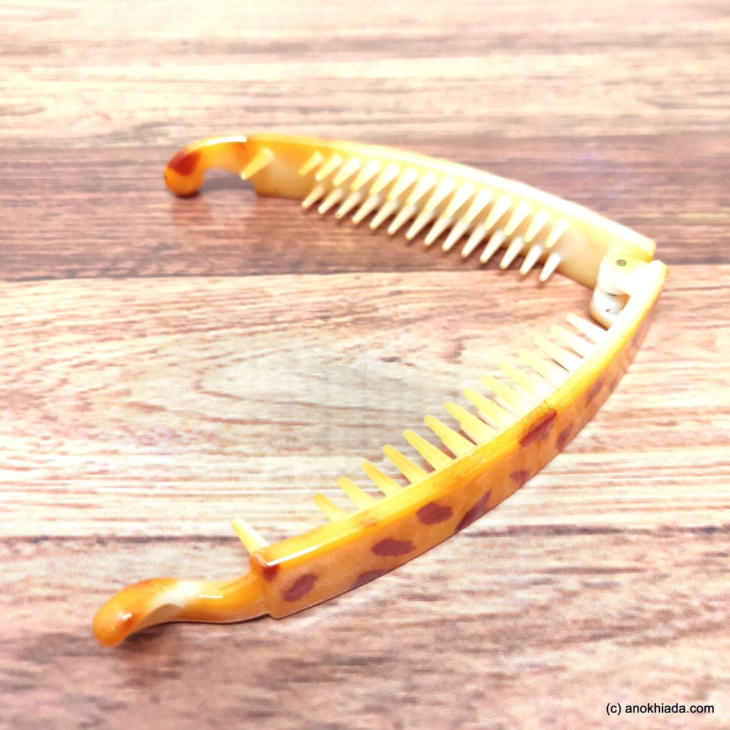 Premium Banana Hair Clip for Girls & Woman (Tiger Print) - ZF-04
