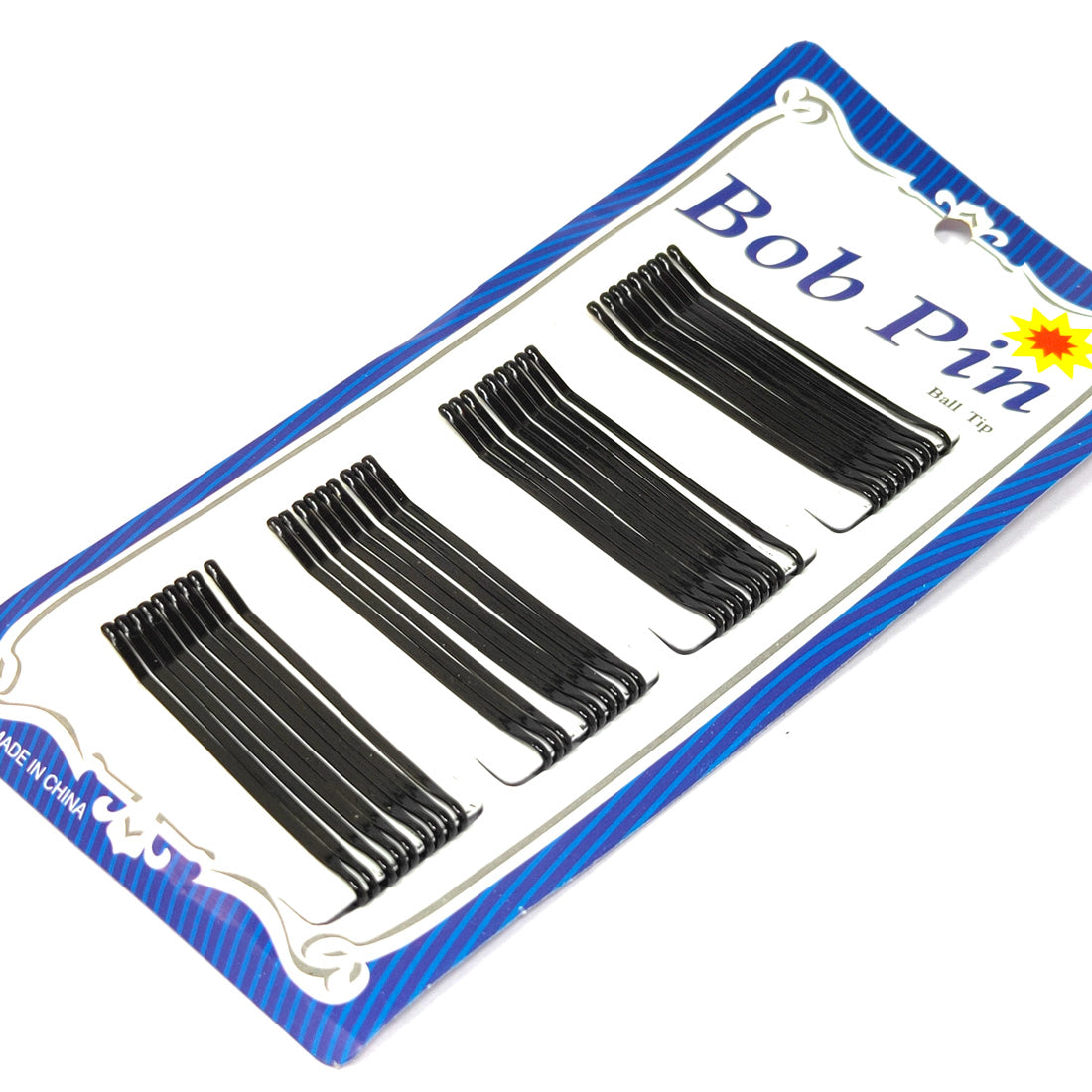 Anokhi Ada Long Bobby Pins Combo for Girls and Women -36 Bob Pins (Black)-(Bobby Pins-004)