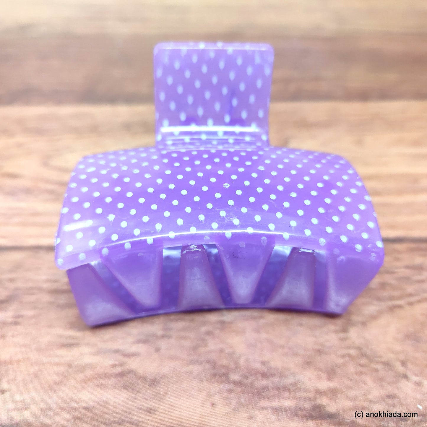 Purple Translucent Hair Claw - C-56