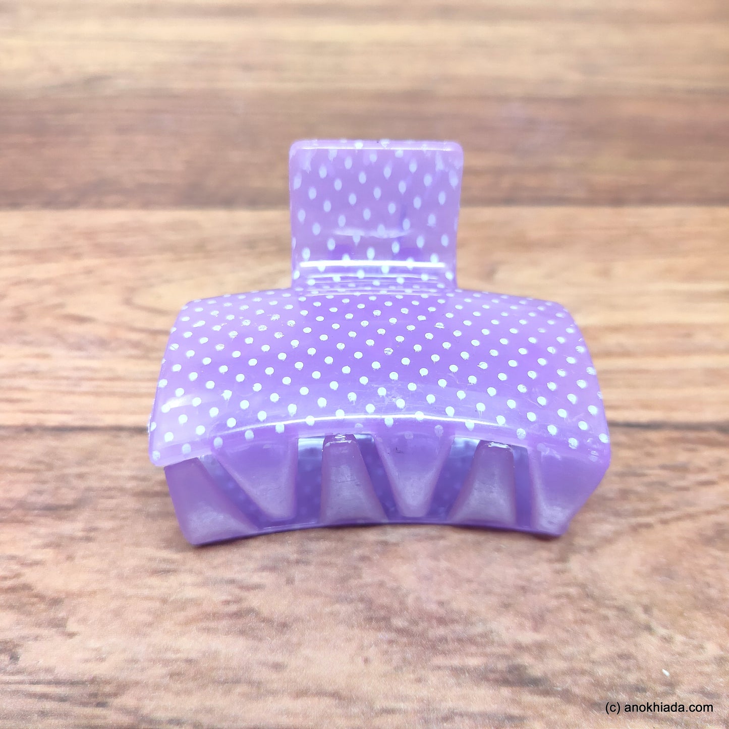 Purple Translucent Hair Claw - C-56