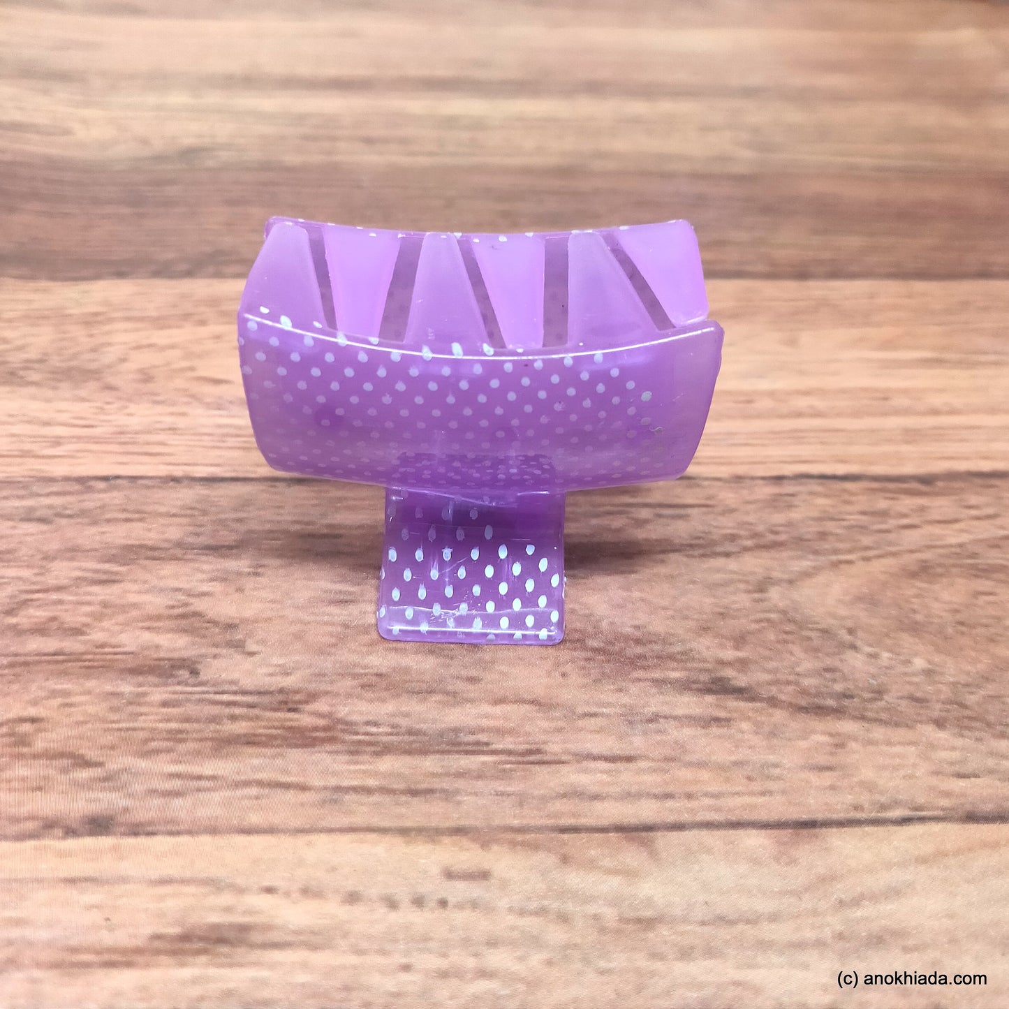 Purple Translucent Hair Claw - C-56