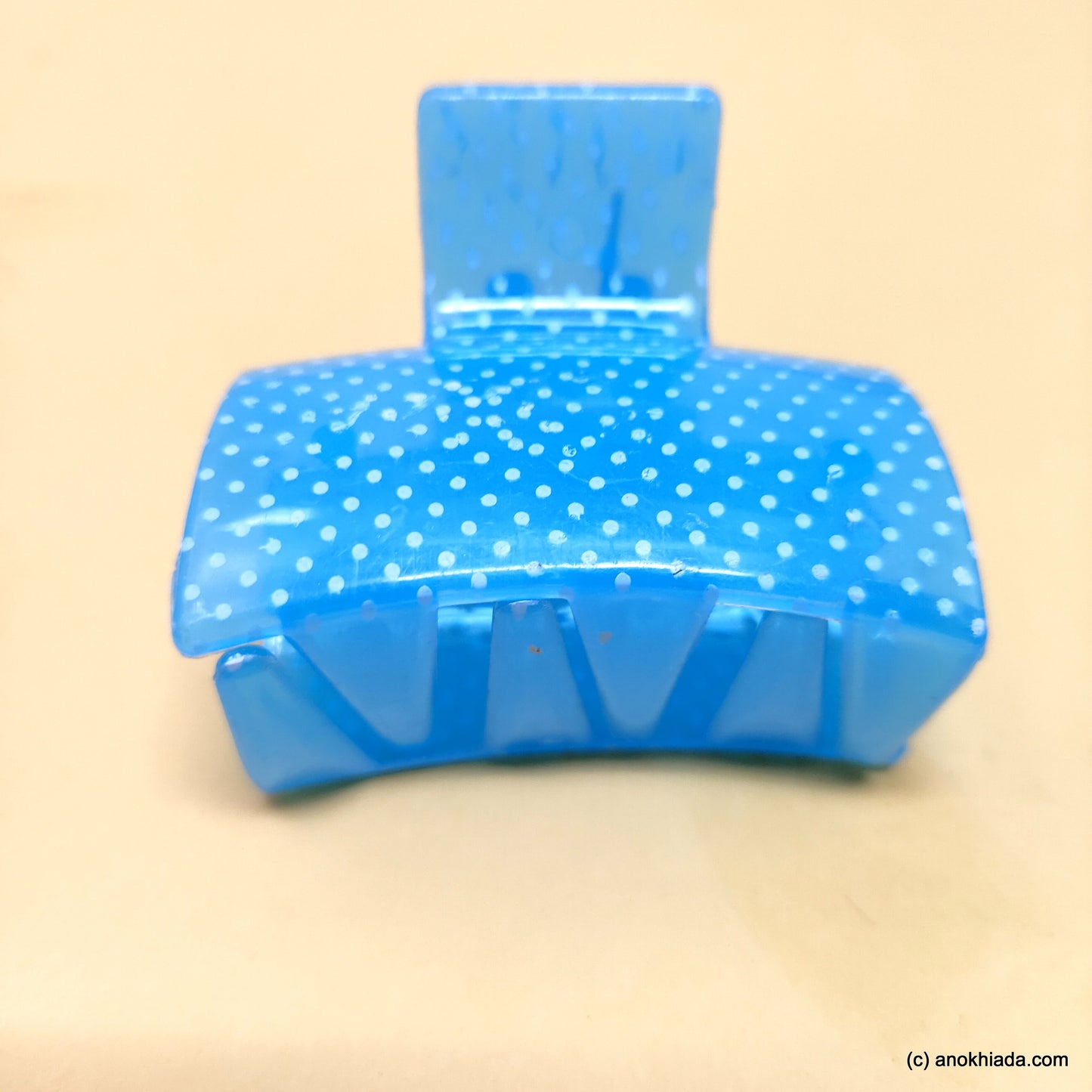 Blue Translucent Hair Claw - C-60