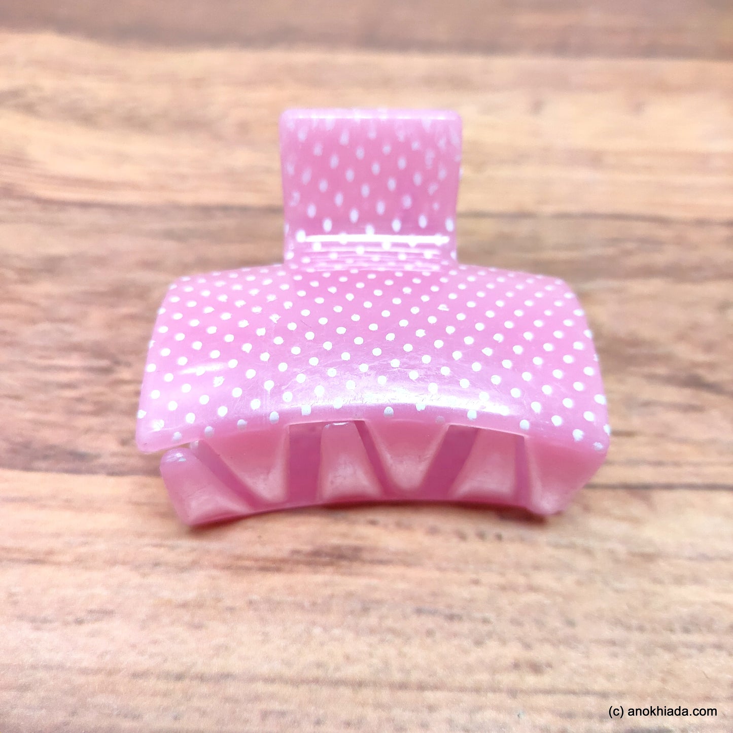 Dark Pink Translucent Hair Claw - C-63