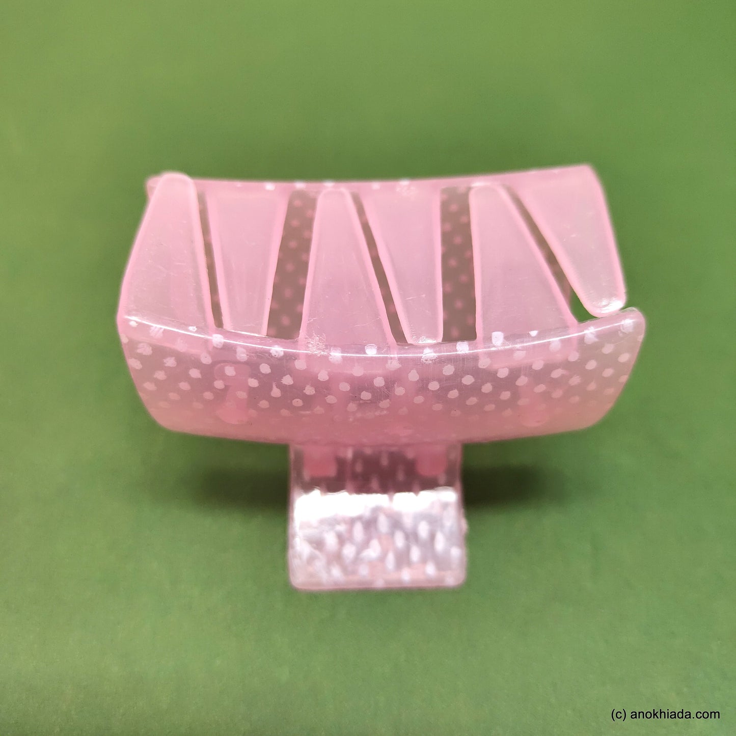 Light Pink Translucent Hair Claw - C-65