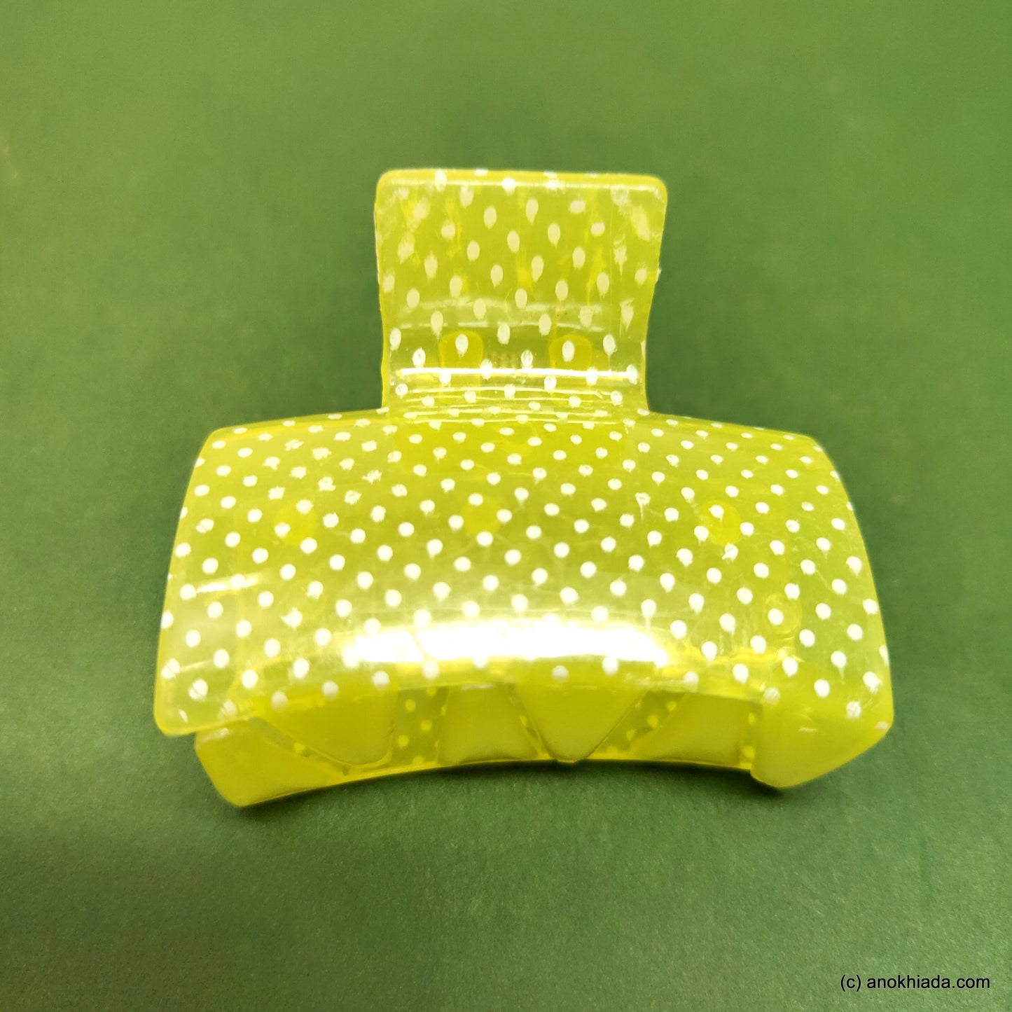 Yellow Translucent Hair Claw - C-66