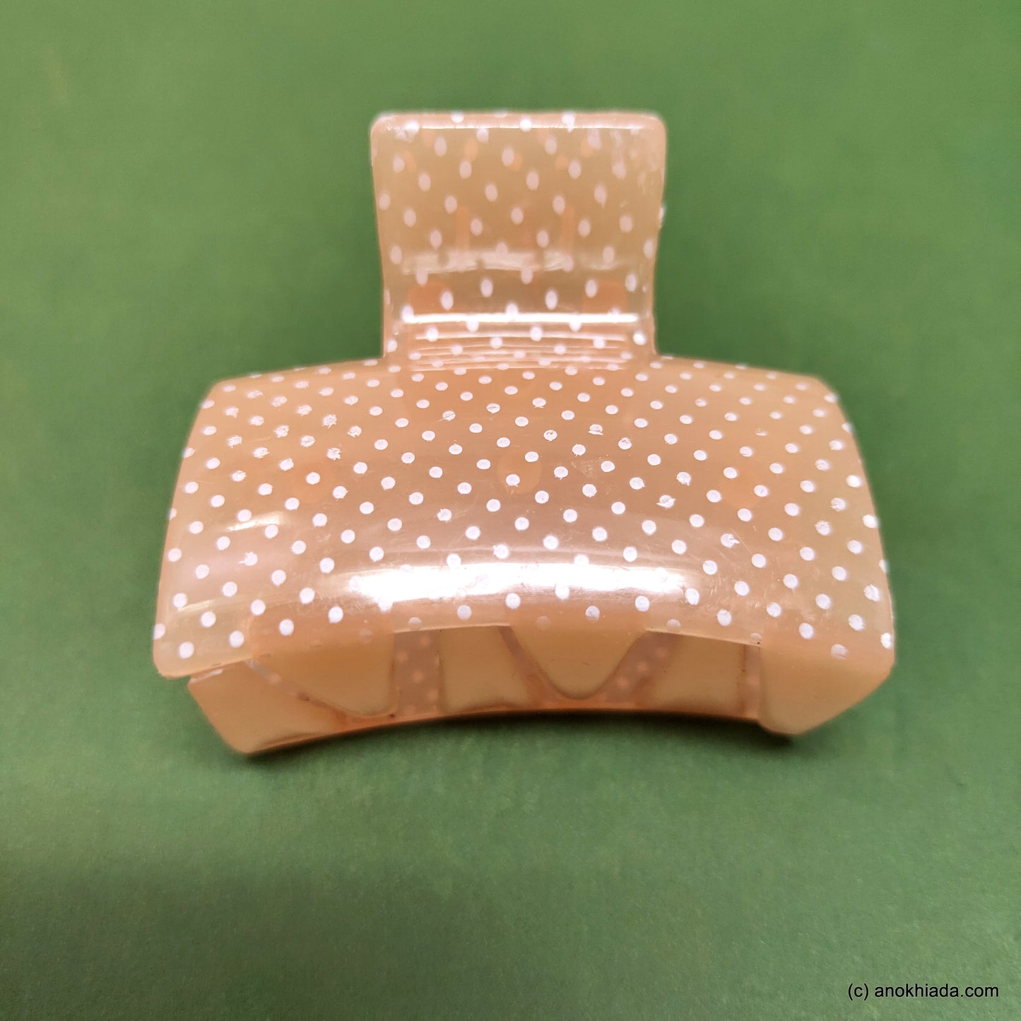 Cream Translucent Hair Claw - C-67