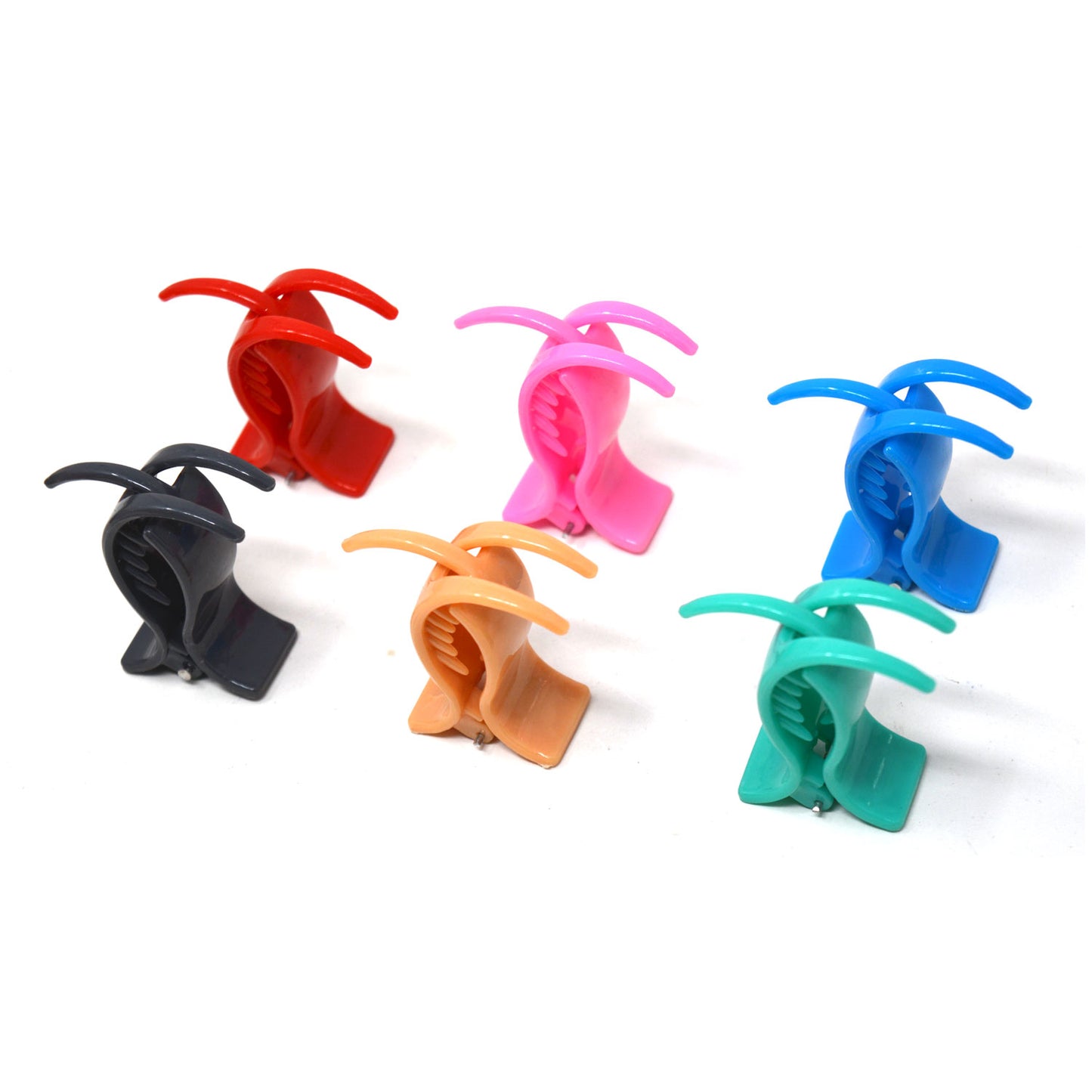 Multi-Colour Designer Hair Claw for Girls and Women (Combo of 6 hair Claws) - 0014