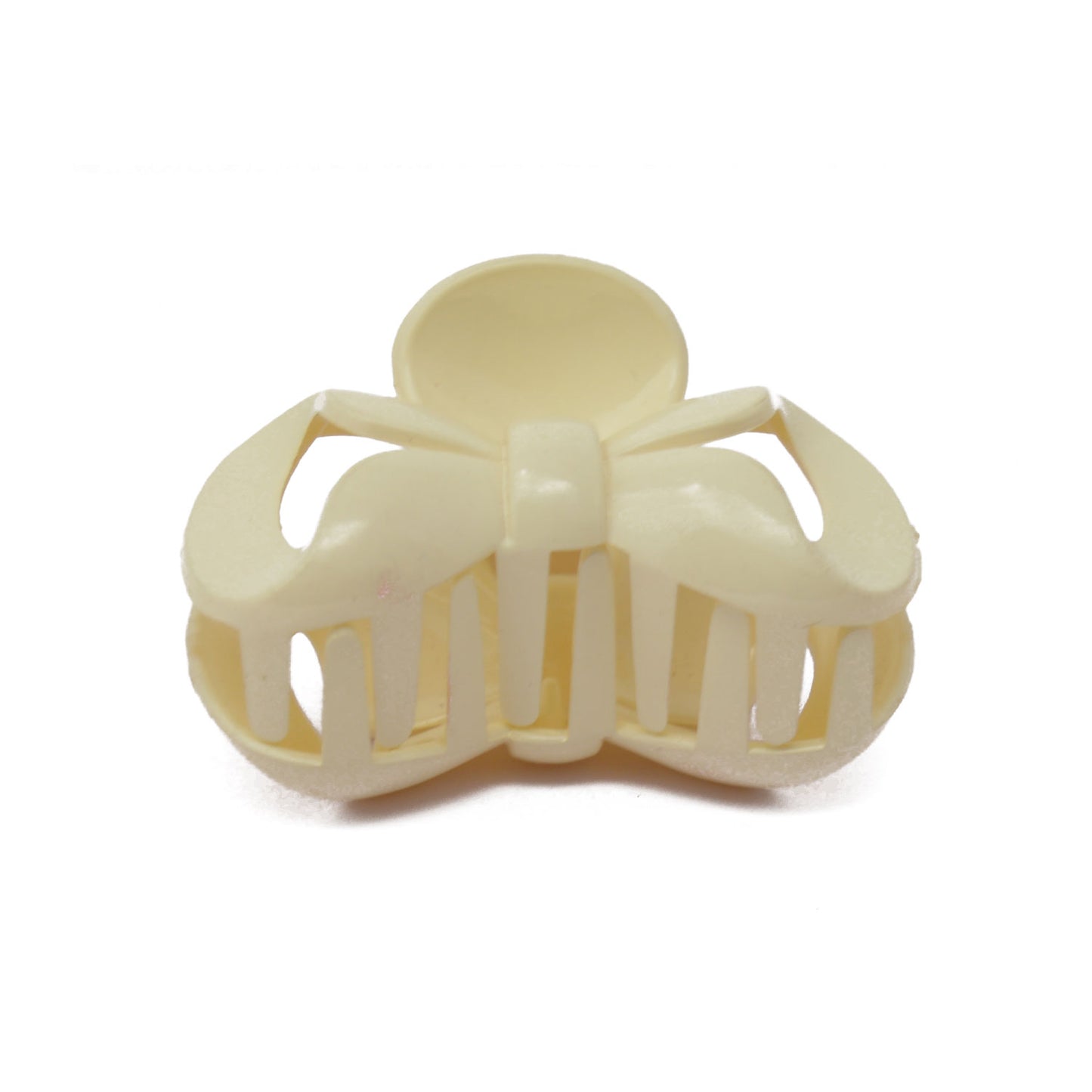 Bow Hair Claw / Clutcher for Girls and Women (White) - 024