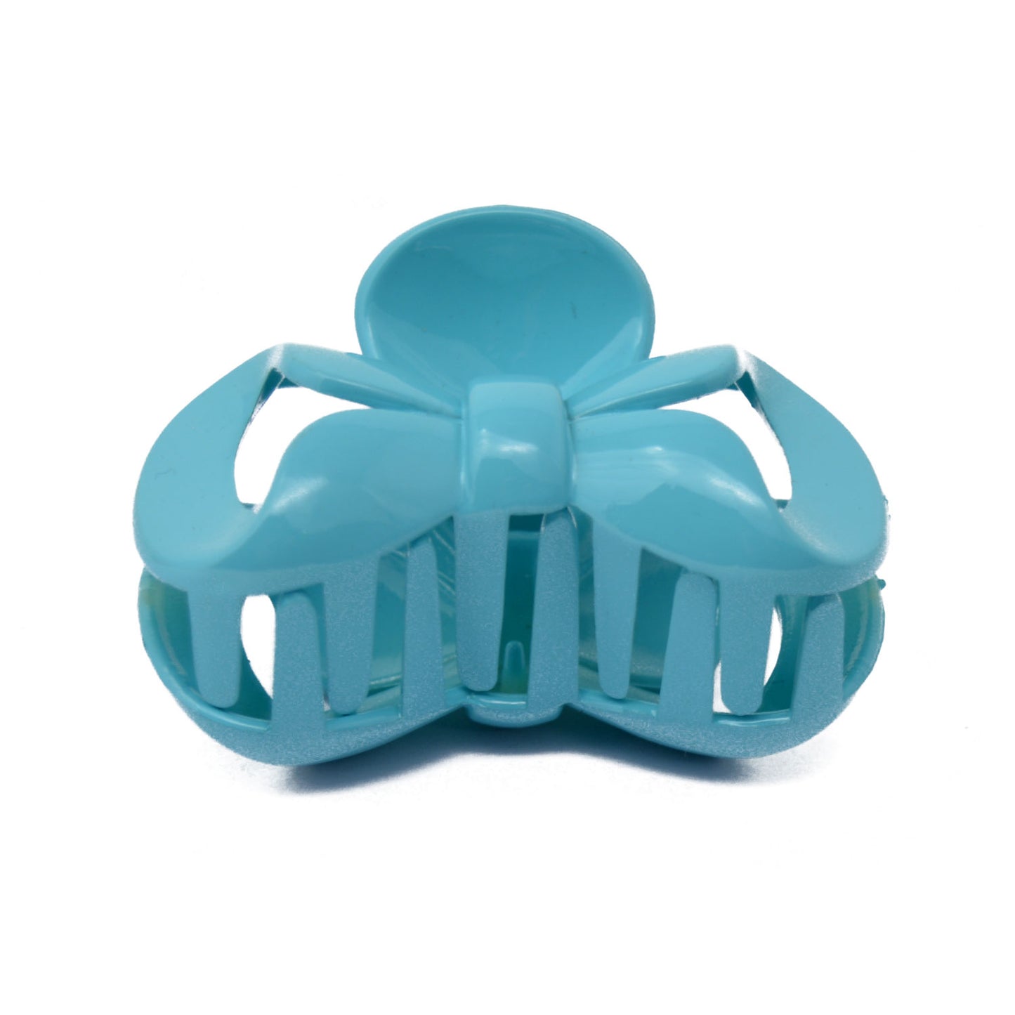 Bow Hair Claw / Clutcher for Girls and Women (Turquoise) - 028
