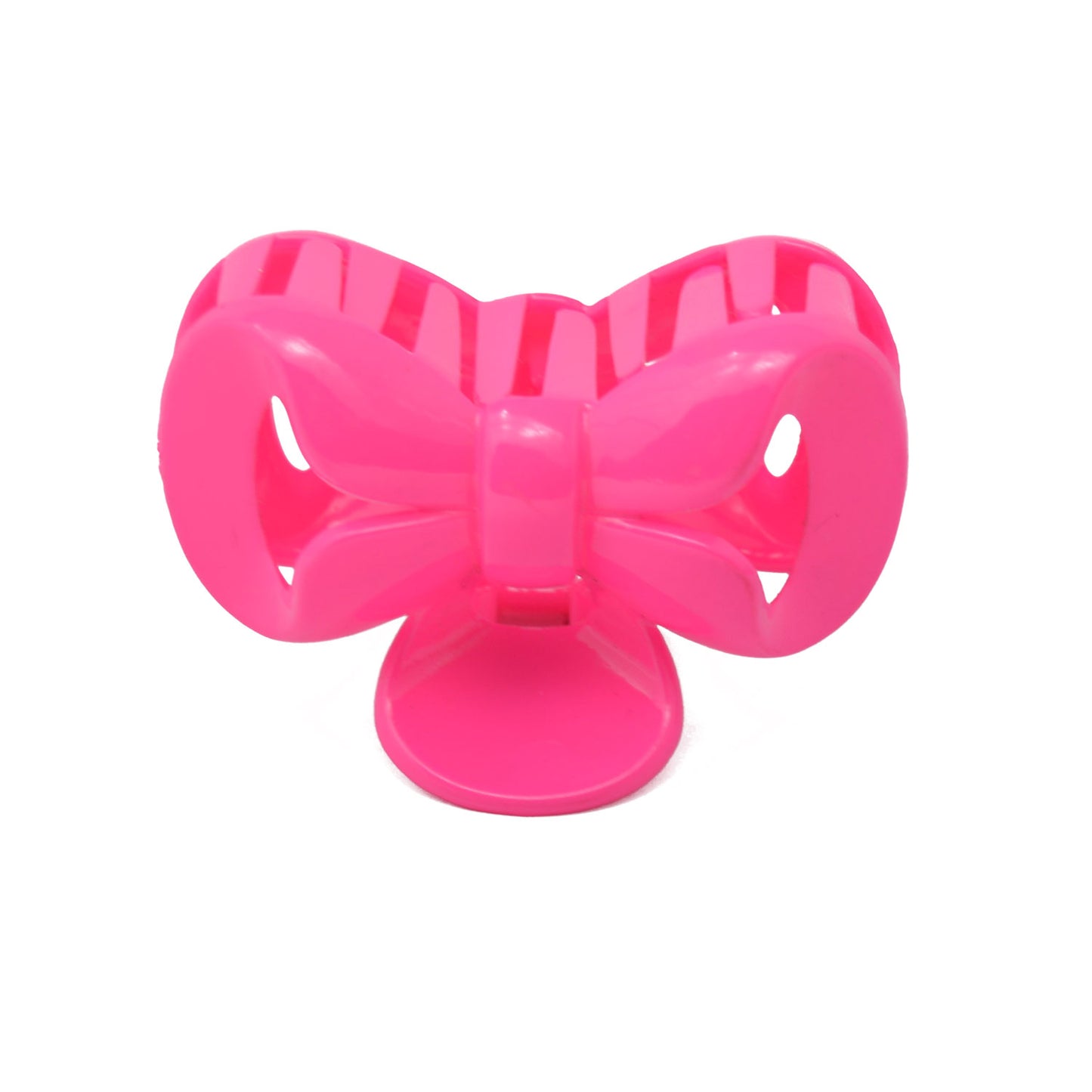 Bow Hair Claw / Clutcher for Girls and Women (Fuschia) - 030