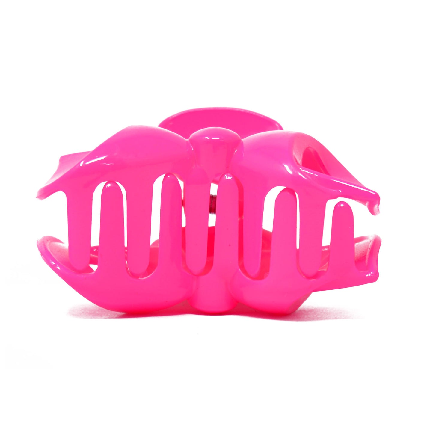 Fuschia Bow Hair Claw - 056