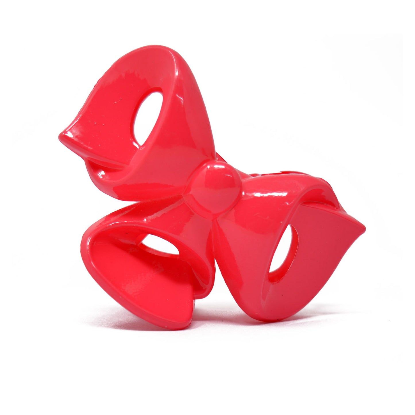 Red Bow Hair Claw - 057
