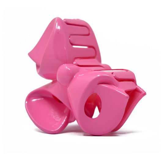 Dark Pink Bow Hair Claw - 058