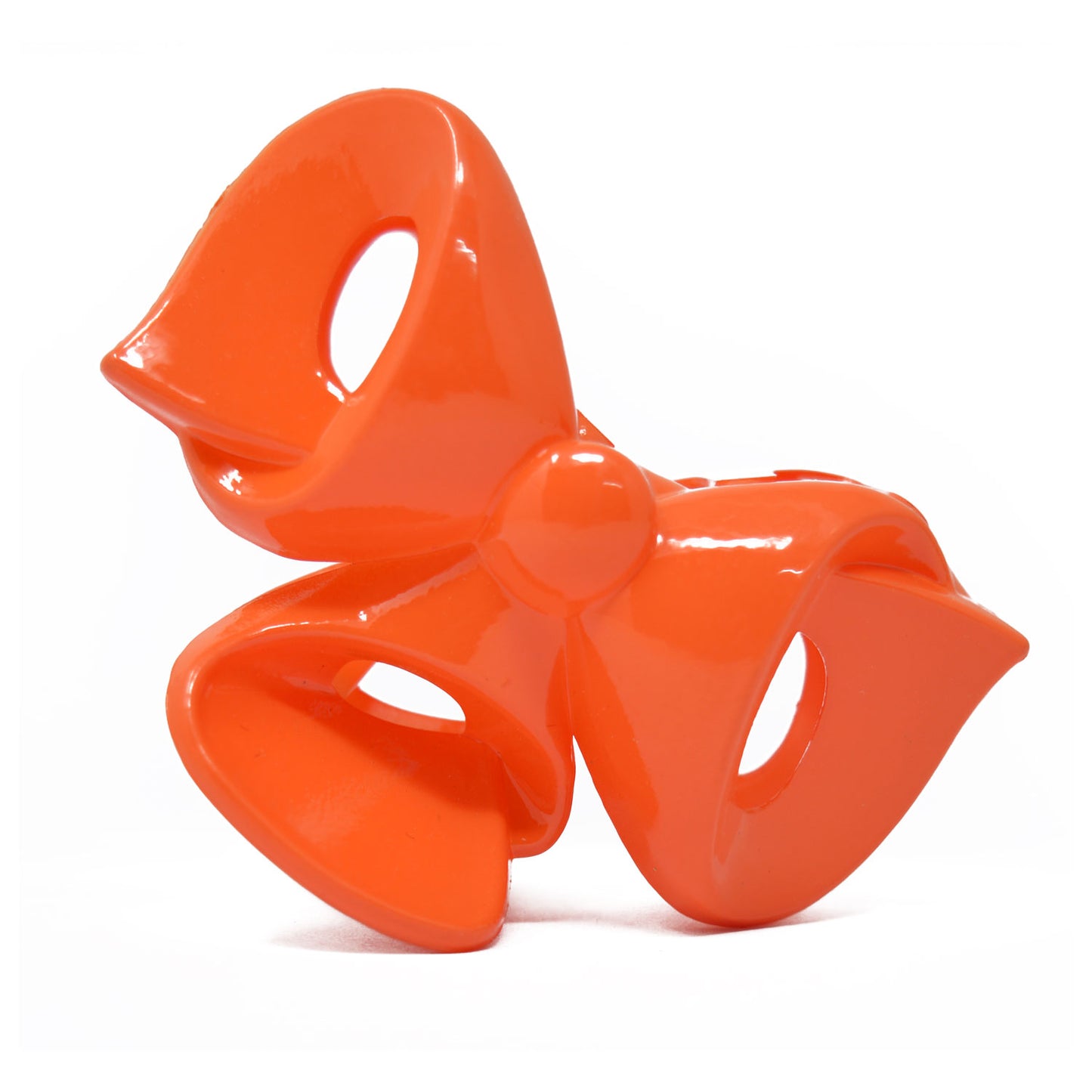 Orange Bow Hair Claw - 059