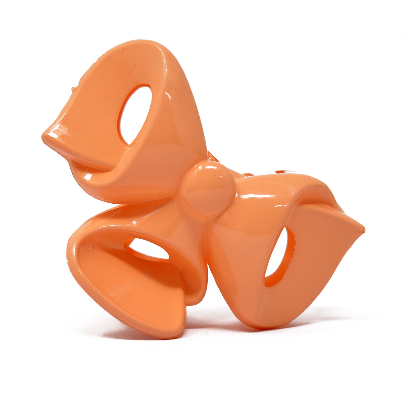 Peanut Brown Bow Hair Claw - 061