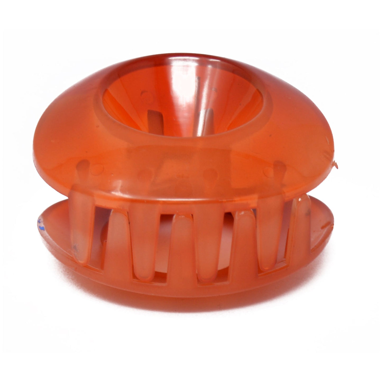 Orange Oval Translucent Hair Claw - 064