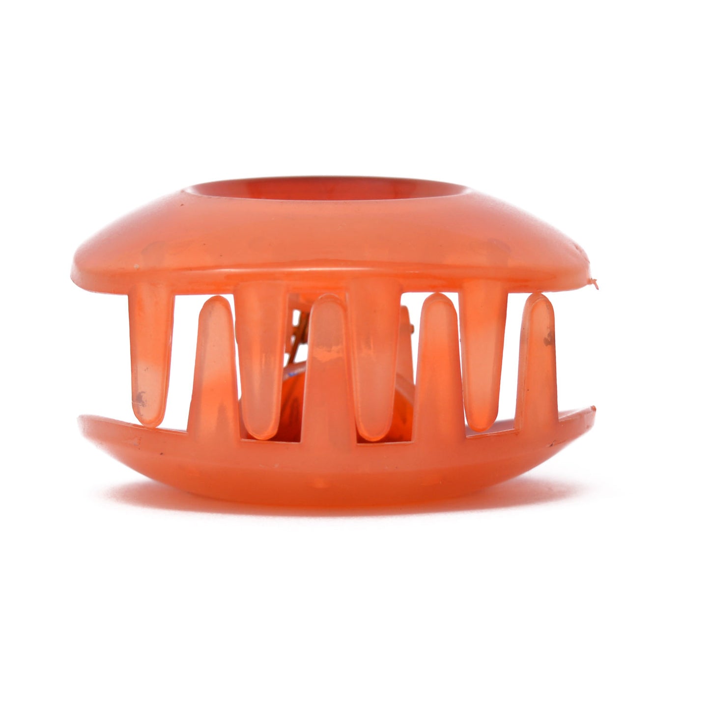 Orange Oval Translucent Hair Claw - 064