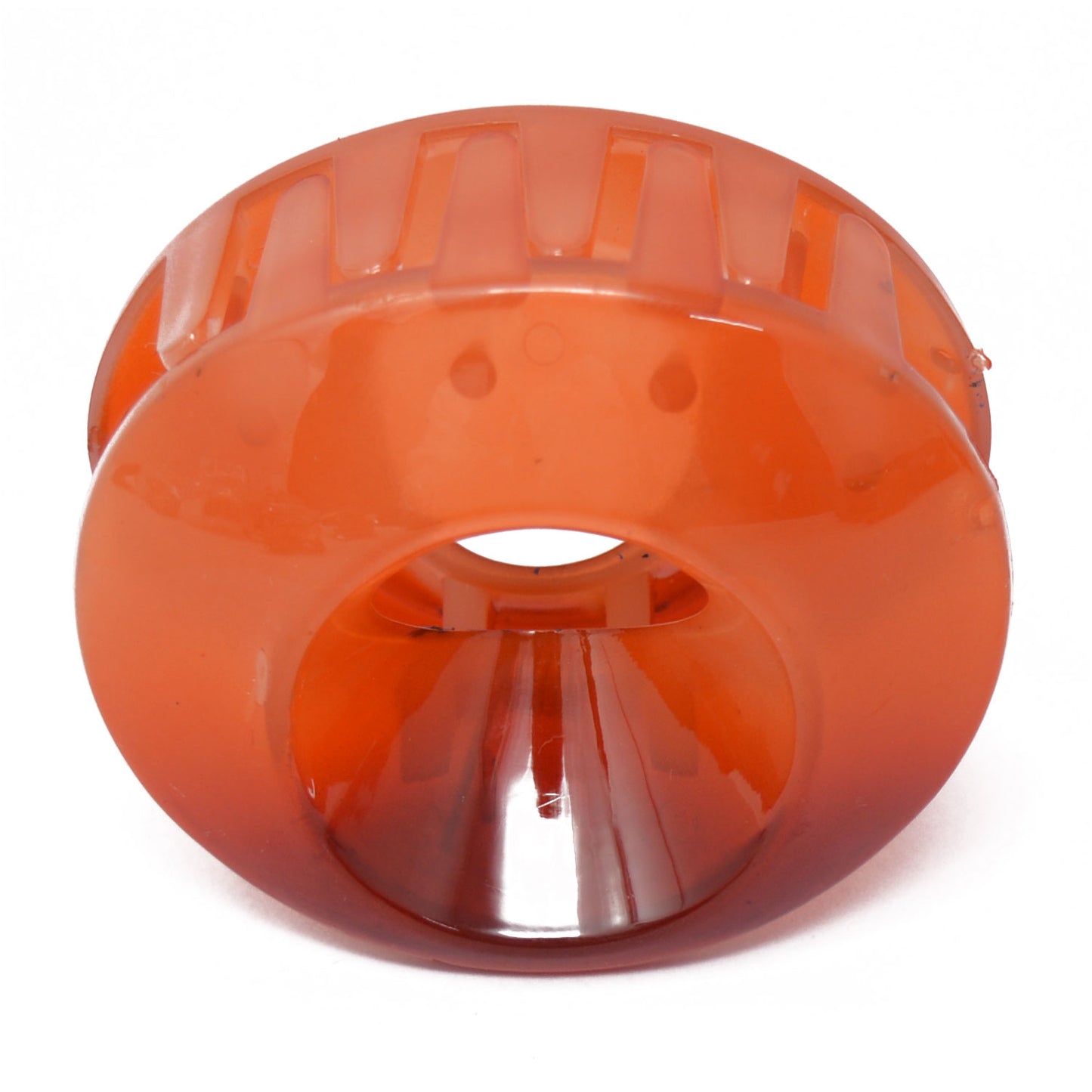 Orange Oval Translucent Hair Claw - 064