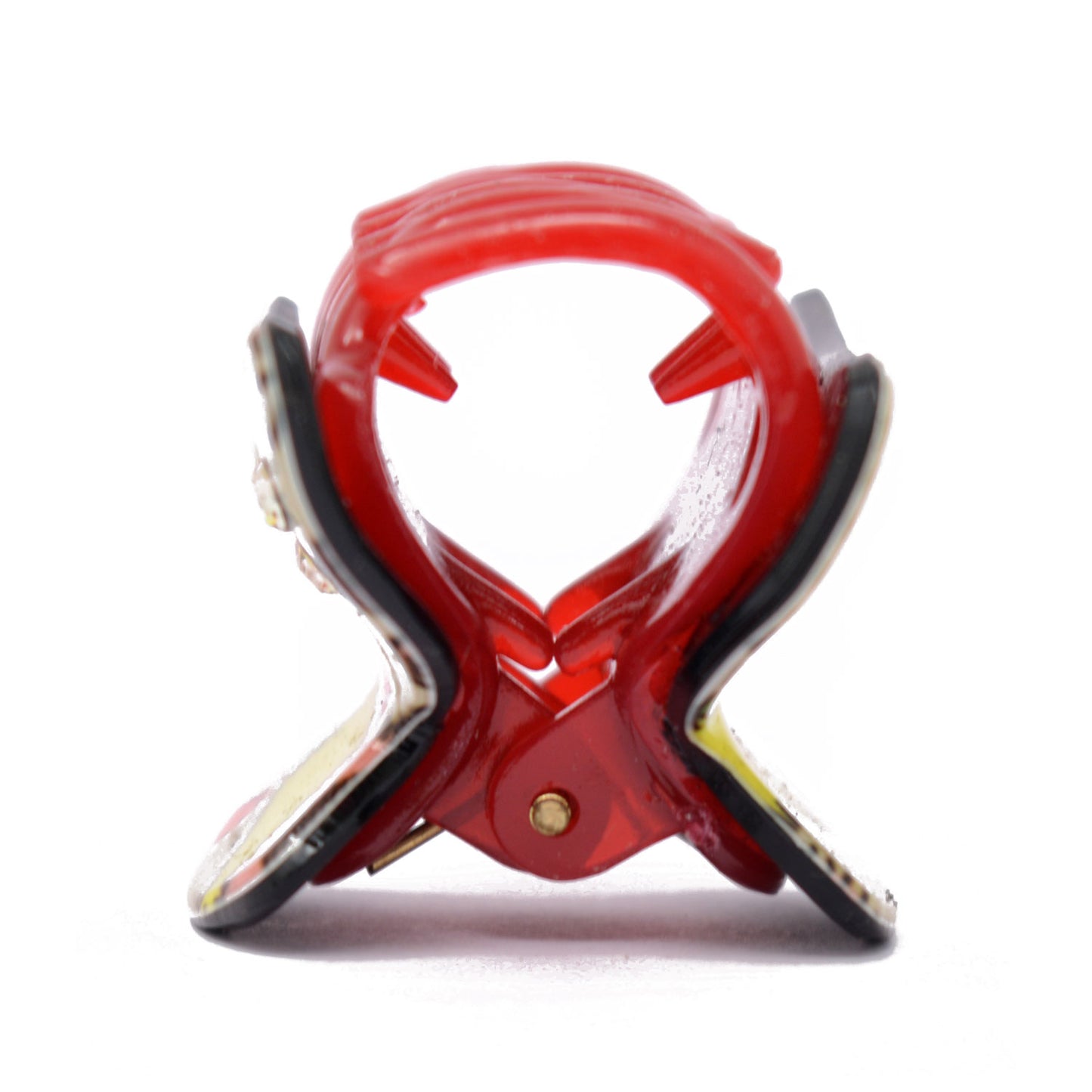 Stone Studded Textured Hair Claw - 076