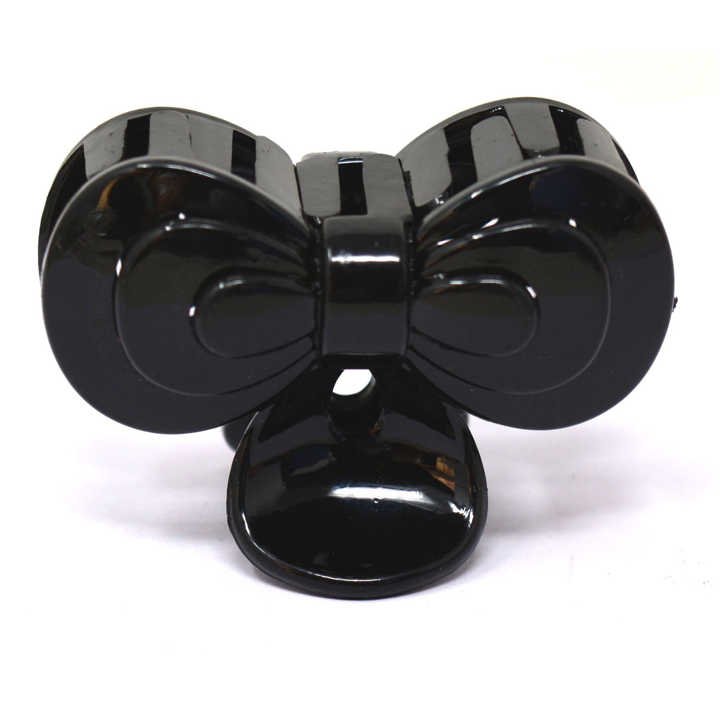 Anokhi ADA Bow Hair Claws for Girls and Women (Black, Set of 2 Hair Claws)-084