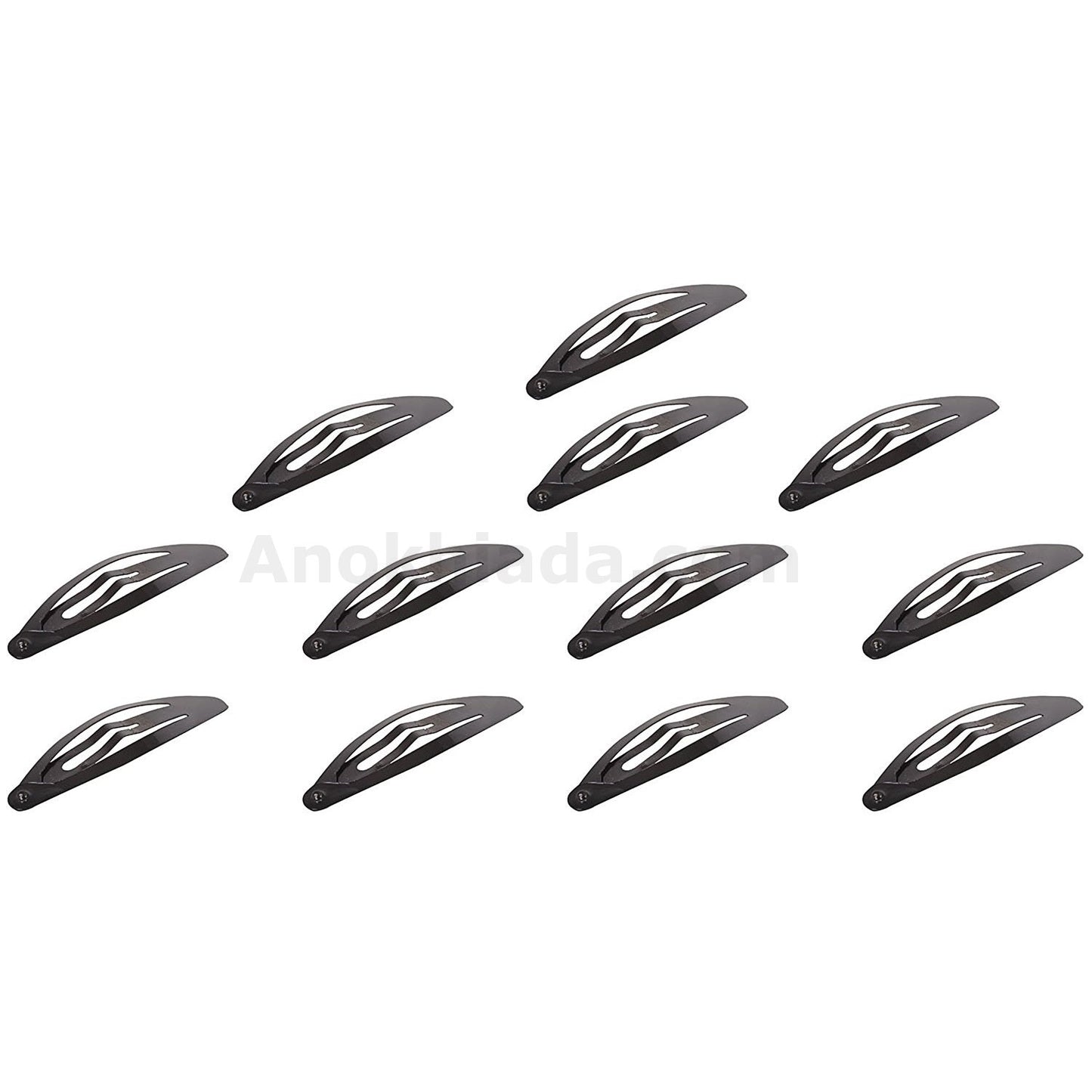 Oval Tik-Tak Hair Clips