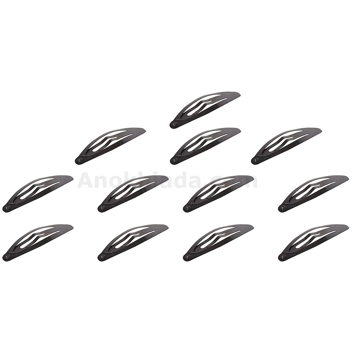 Oval Tik-Tak Hair Clips