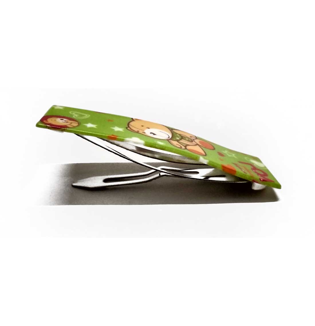 Anokhi Ada Printed Large Tik Tak Hair Clips (Multi-Colour, Pack of 5) - ZD-13-a
