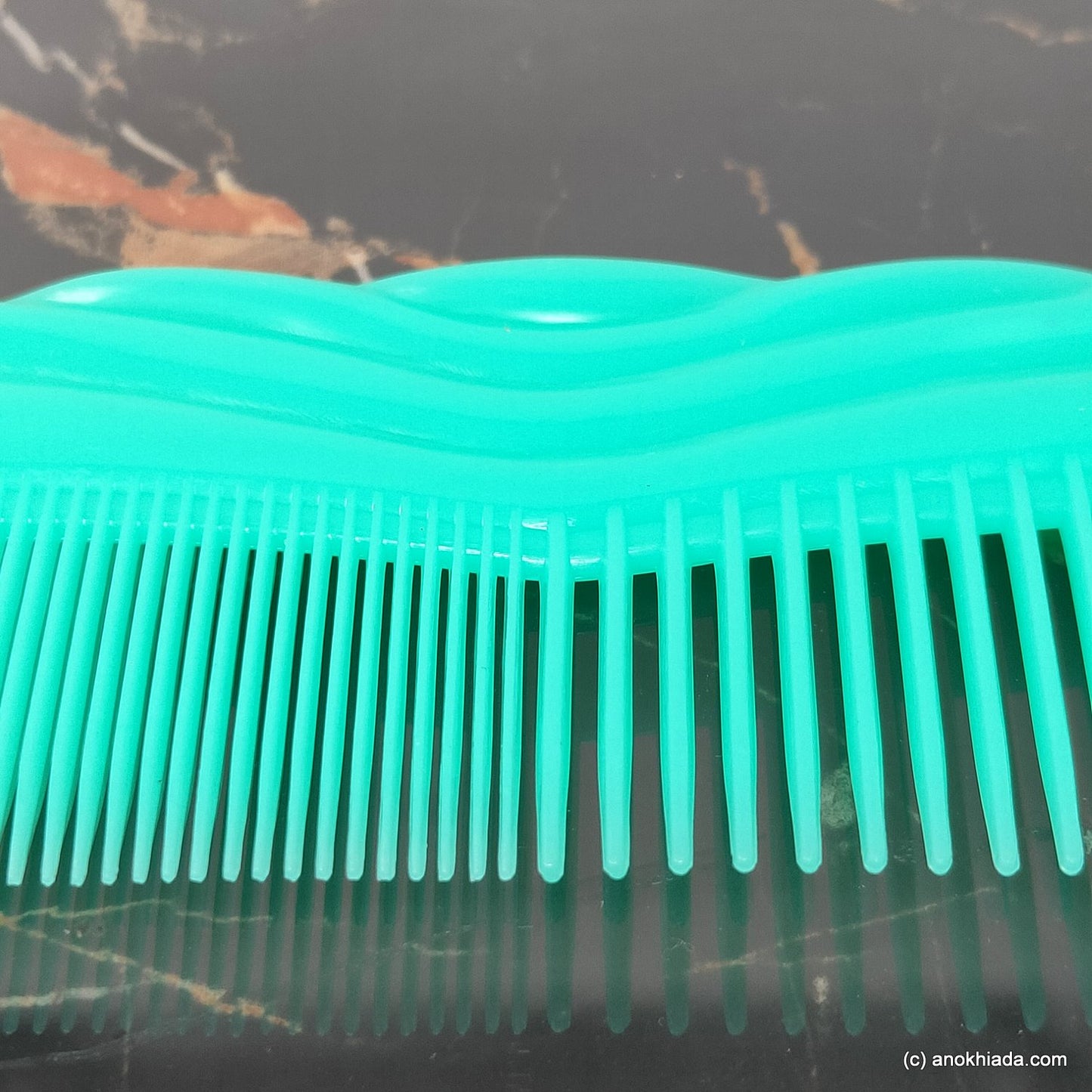 Anokhi Ada Plastic Comb, 9-inch, Green (Comb-012)