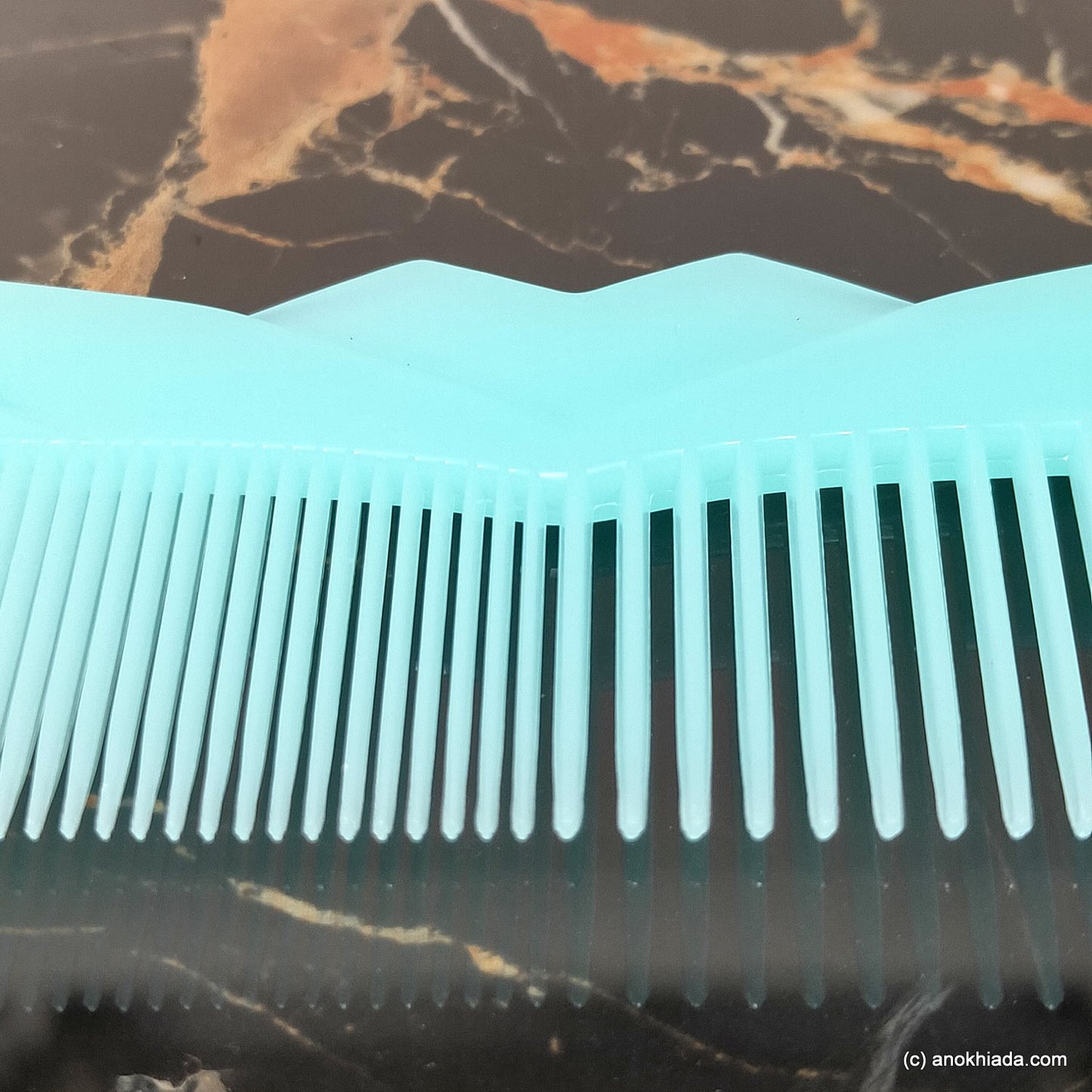 Anokhi Ada Plastic Translucent Comb, 9-inch, Green (Comb-041)