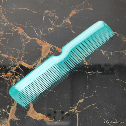 Anokhi Ada Plastic Translucent Comb, 9-inch, Green (Comb-048)