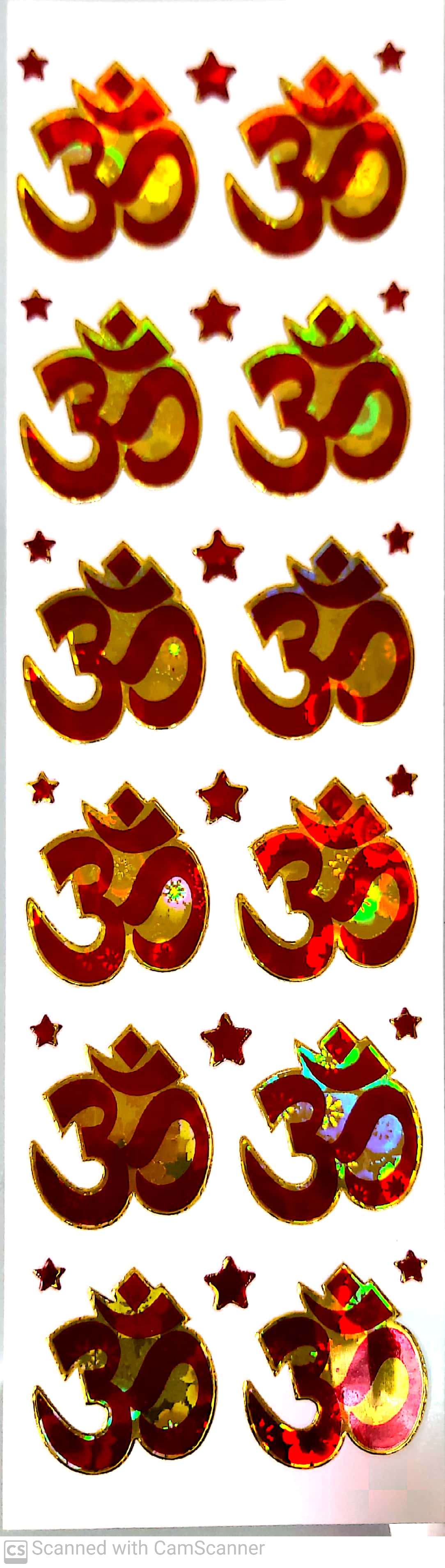 Anokhi Ada Om Sticker  for Decoration -DB-009