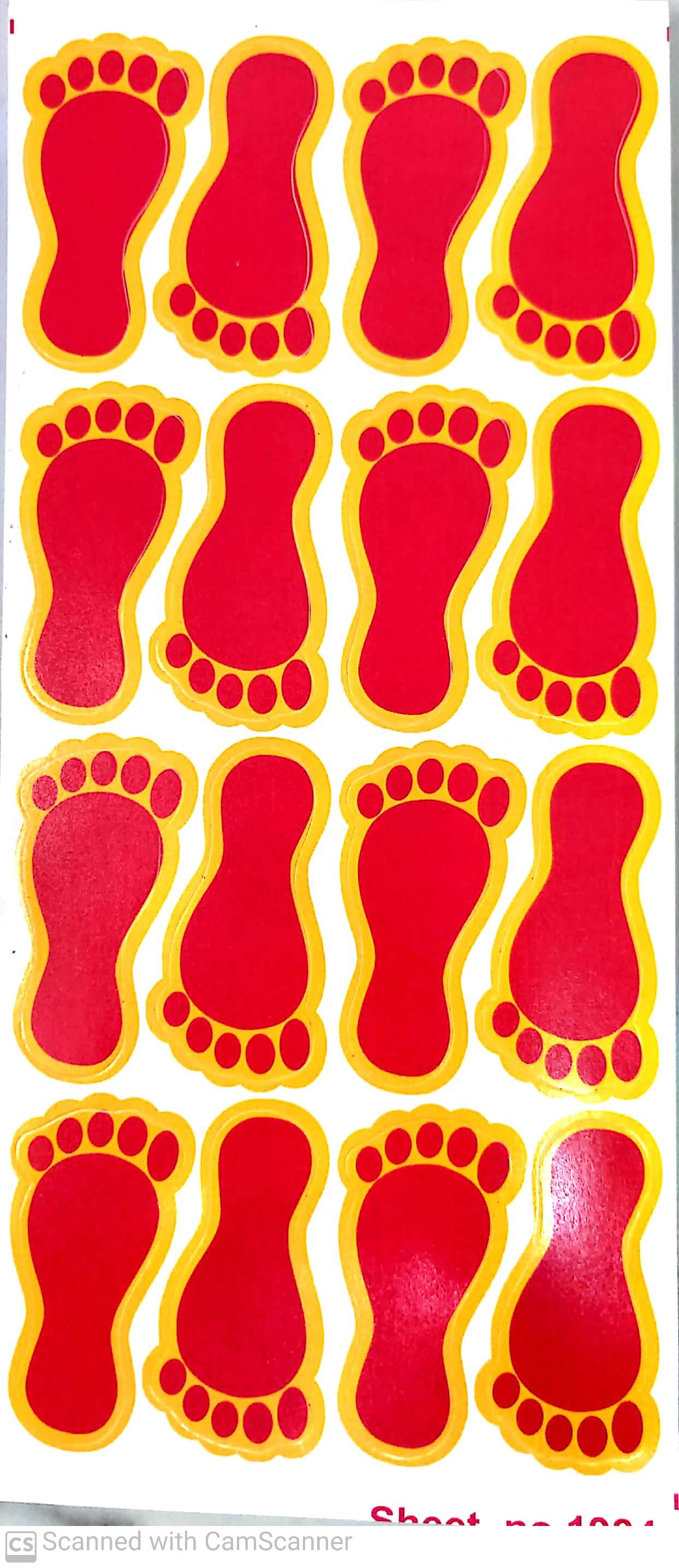 Anokhi Ada Paduka Lakshmi Sticker  for Decoration -DB-011