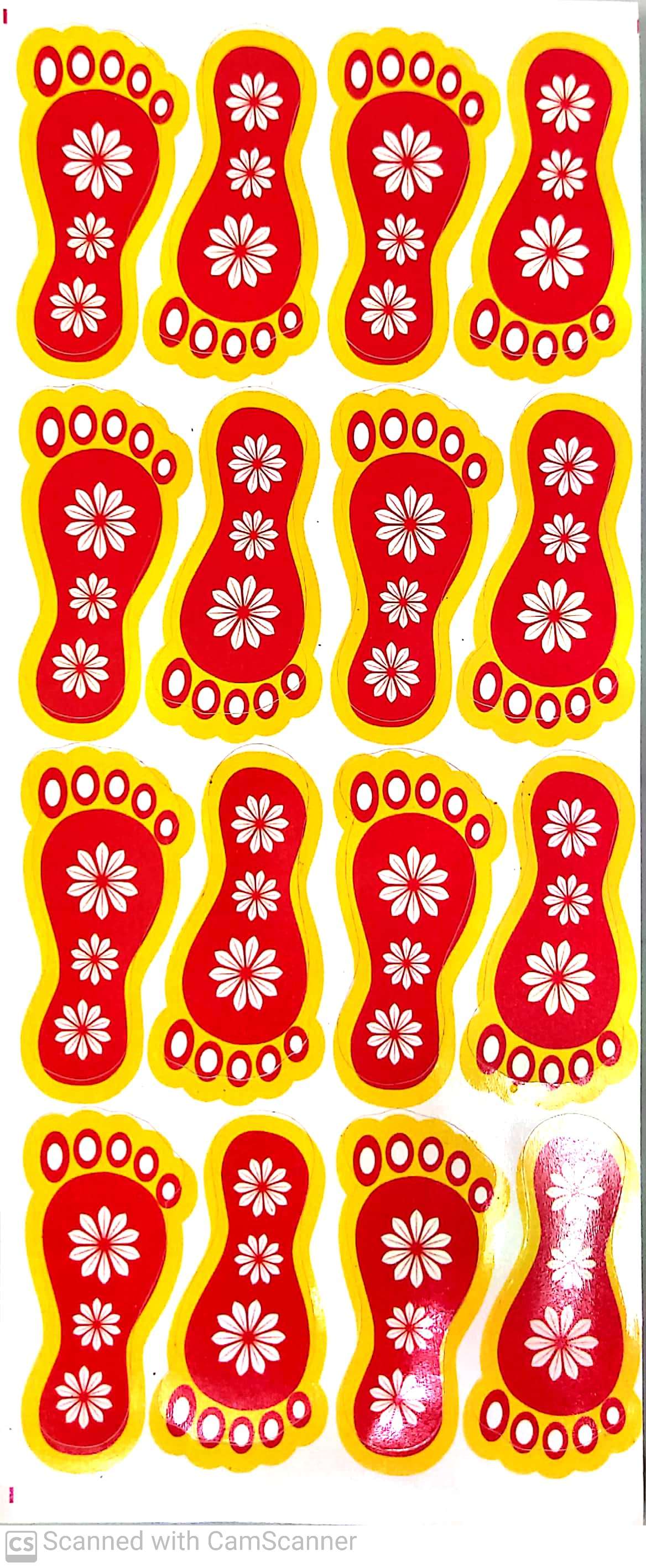 Anokhi Ada Paduka Lakshmi Sticker  for Decoration -DB-012