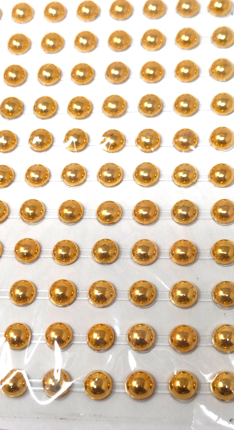 6mm Half Pearl Bead (Pack of 2 sheets, DC-03)