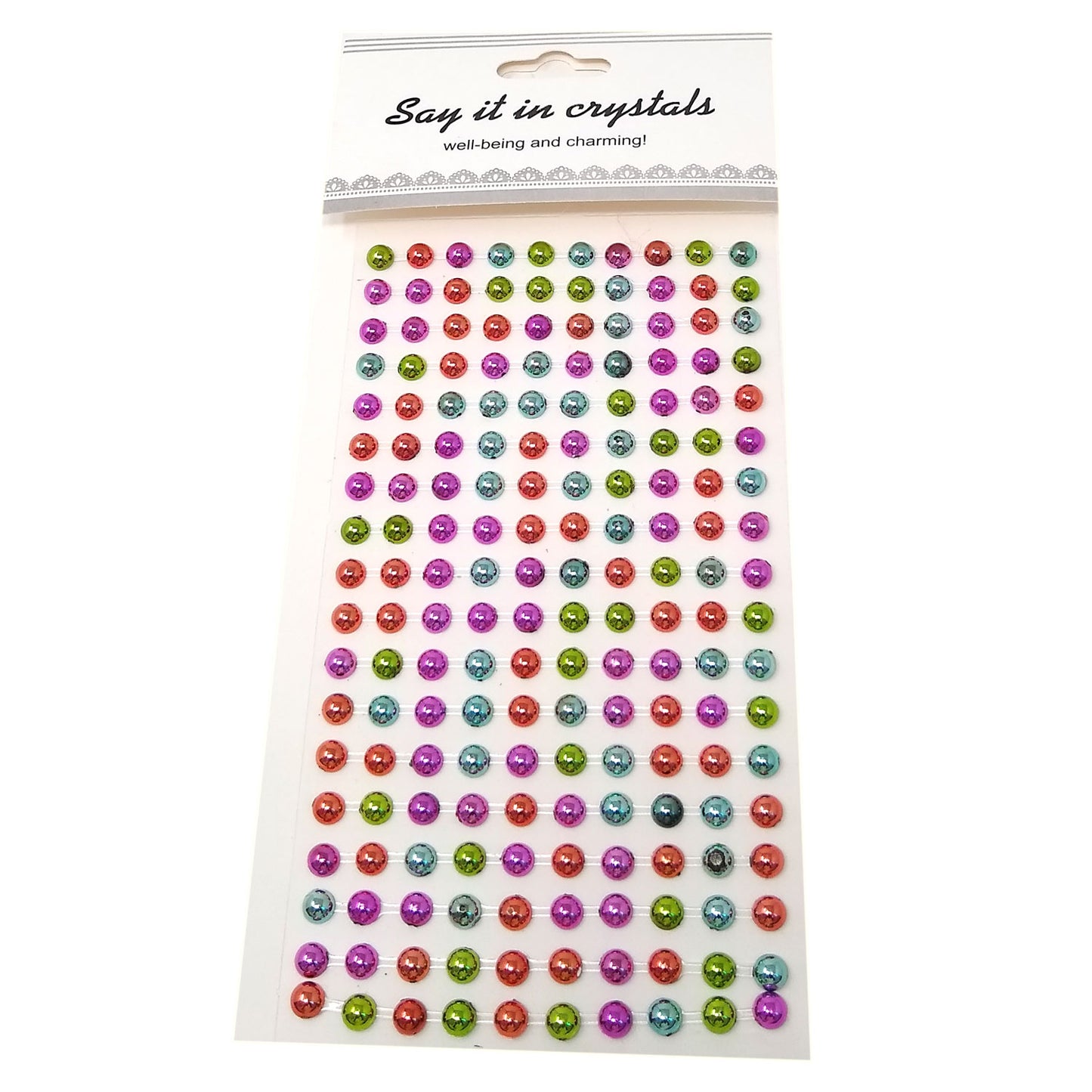 5 mm Half Pearl Bead Sticker (Pack of 1 sheets, DC-08)