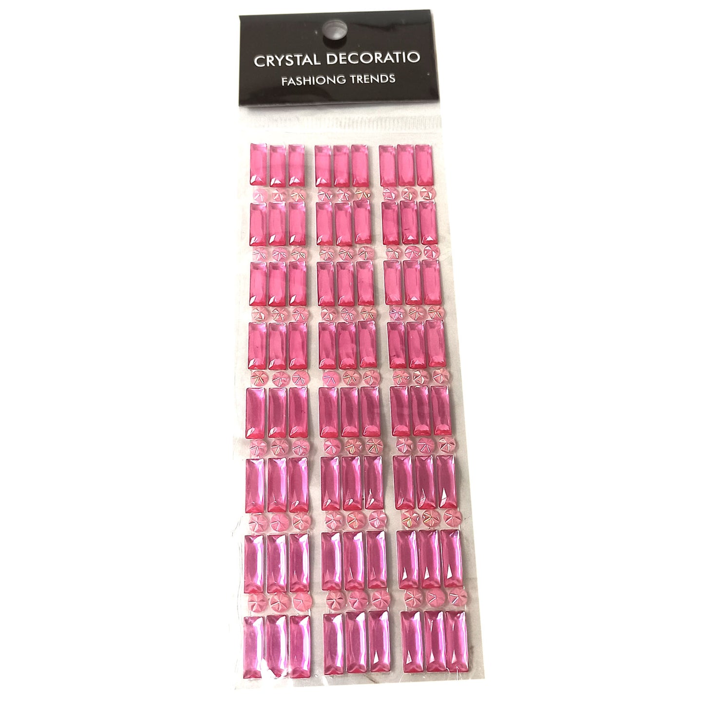 Half Crystal Beads Sticker (Pack of 1 sheets, DC-21)