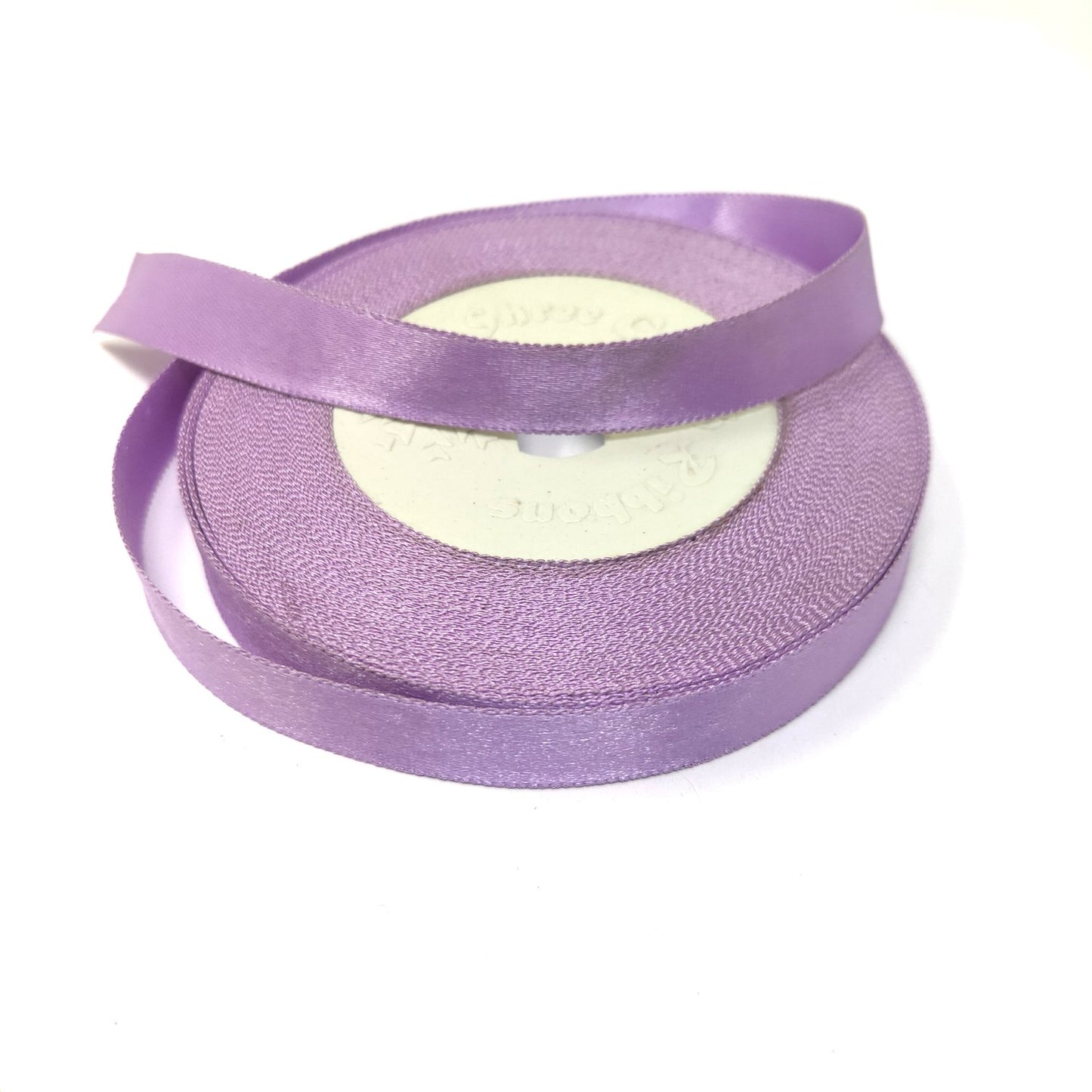 Anokhi Ada 12.5mm (Half inch) Light Purple Colour Double Side Satin Ribbon (Ribbon-081)