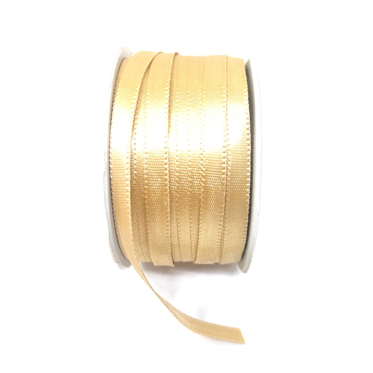 Anokhi Ada 6.5mm (Quarter inch) Golden Double Side Satin Ribbon (Ribbon-084)