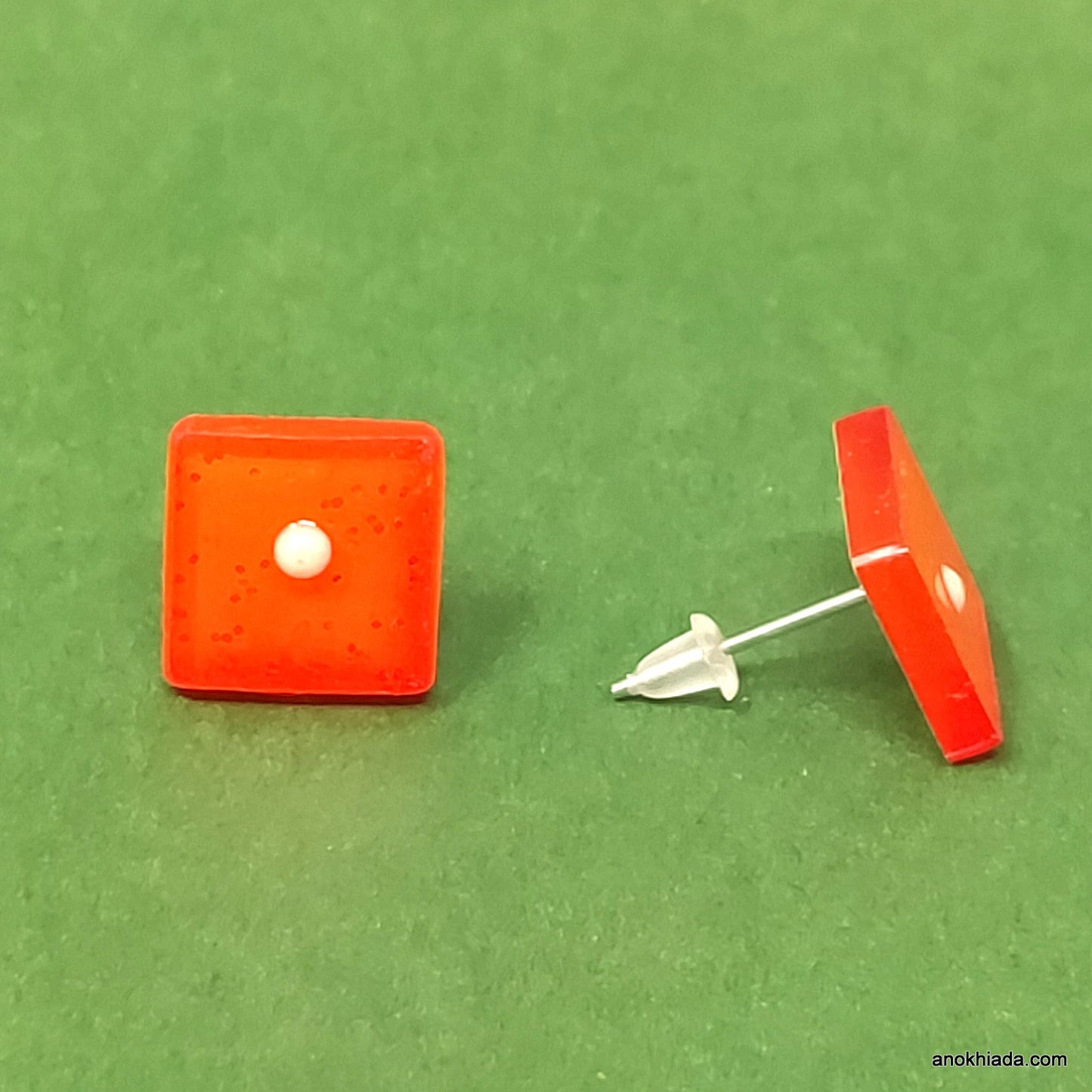 Anokhi Ada Square Stud Earrings for Girls and Women (Multi-Colour, Pack of 6 Pairs)-AR-02