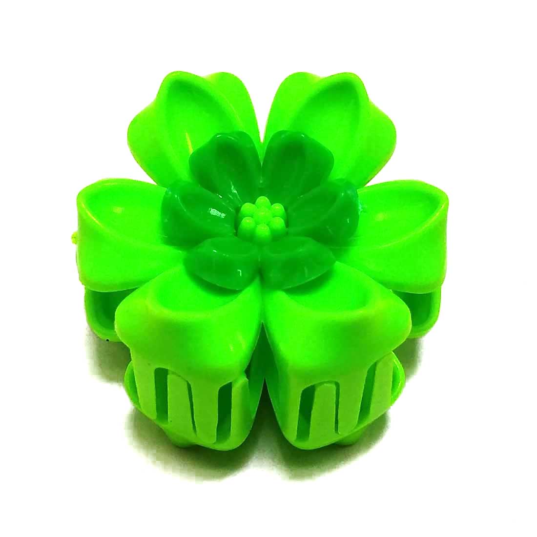 Anokhi ADA Floral Hair Clutcher for Girls and Women (One Hair Clutcher, Green) -C-47