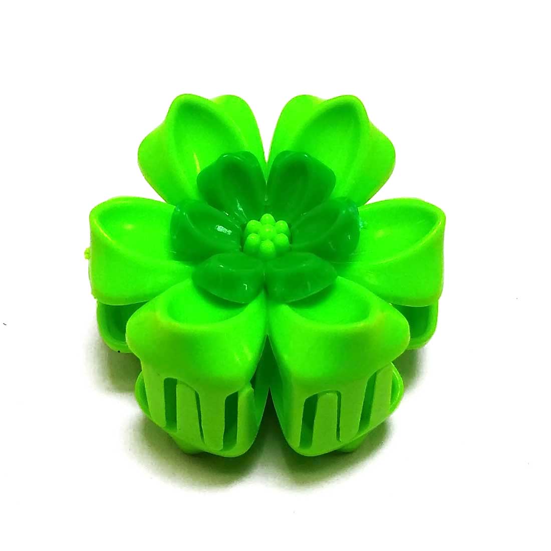 Anokhi ADA Floral Hair Clutcher for Girls and Women (One Hair Clutcher, Green) -C-47