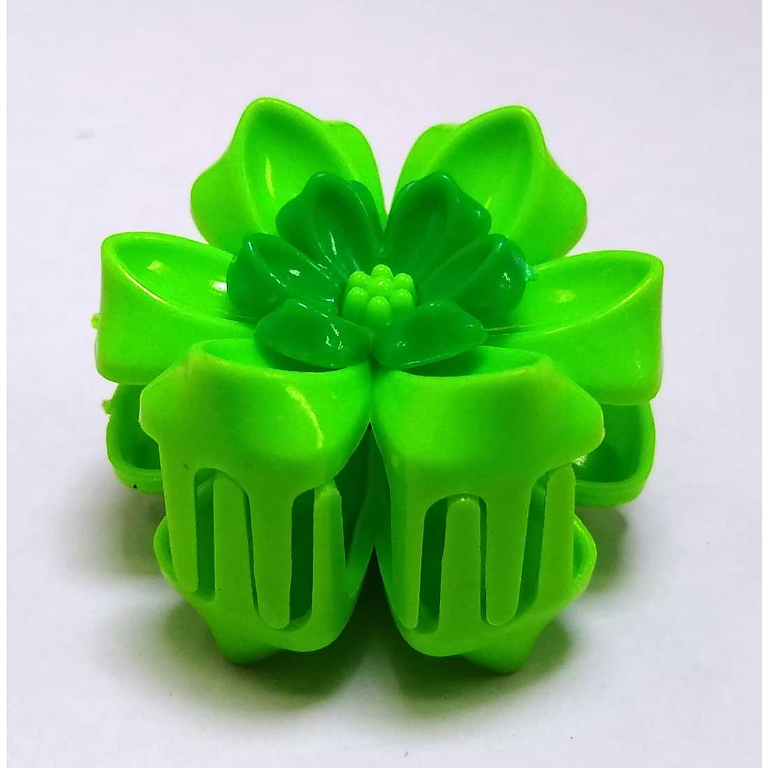 Anokhi ADA Floral Hair Clutcher for Girls and Women (One Hair Clutcher, Green) -C-47