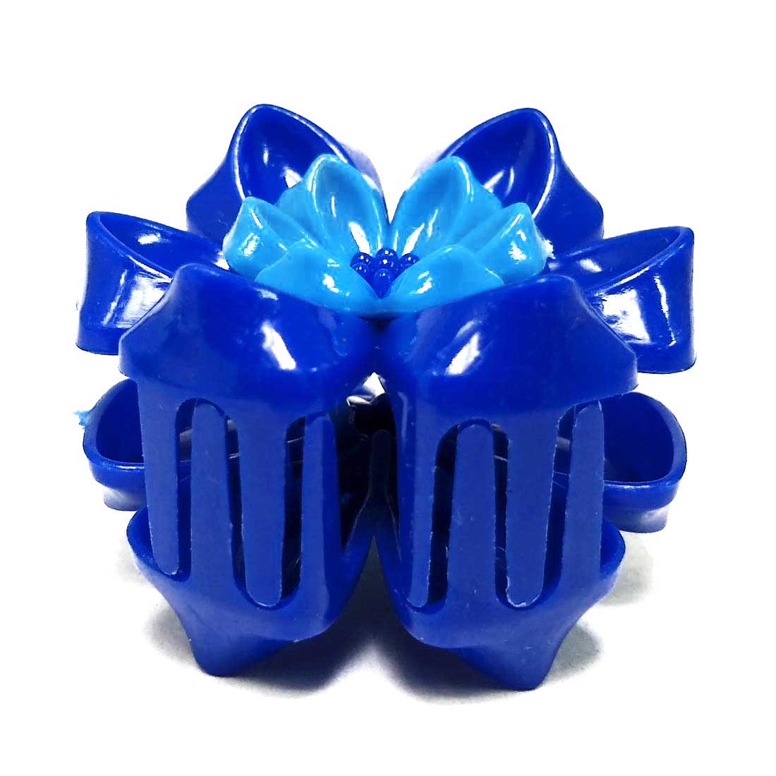 Anokhi ADA Floral Hair Clutcher for Girls and Women (One Hair Clutcher, Blue) -C-44