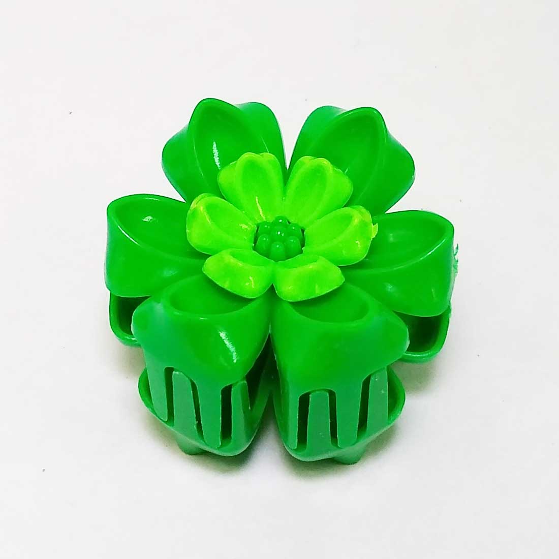 Anokhi ADA Floral Hair Clutcher for Girls and Women (One Hair Clutcher, Dark Green) -C-45