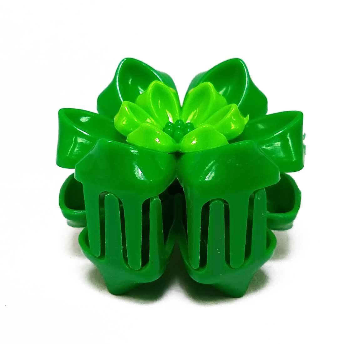 Anokhi ADA Floral Hair Clutcher for Girls and Women (One Hair Clutcher, Dark Green) -C-45