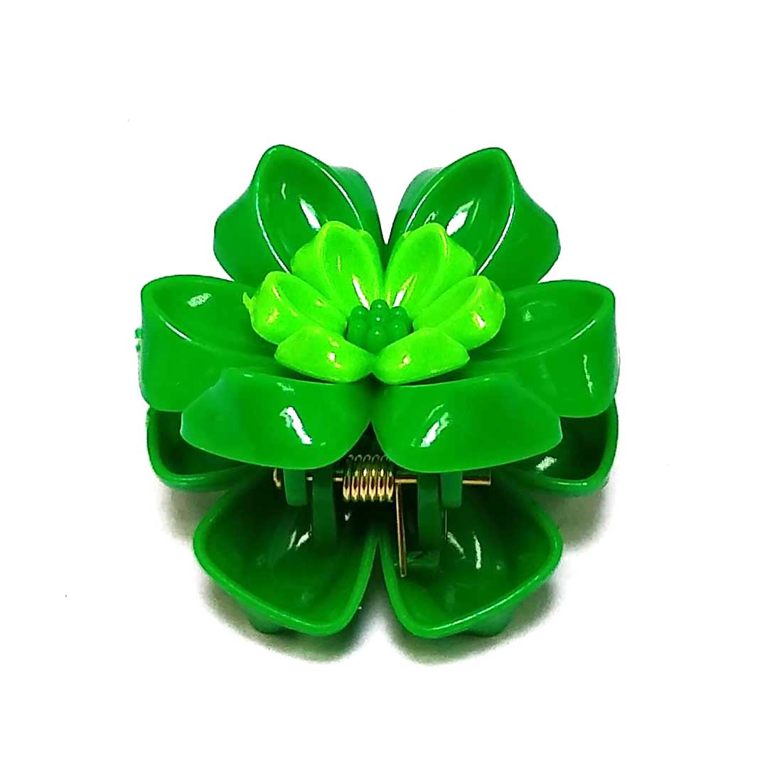 Anokhi ADA Floral Hair Clutcher for Girls and Women (One Hair Clutcher, Dark Green) -C-45
