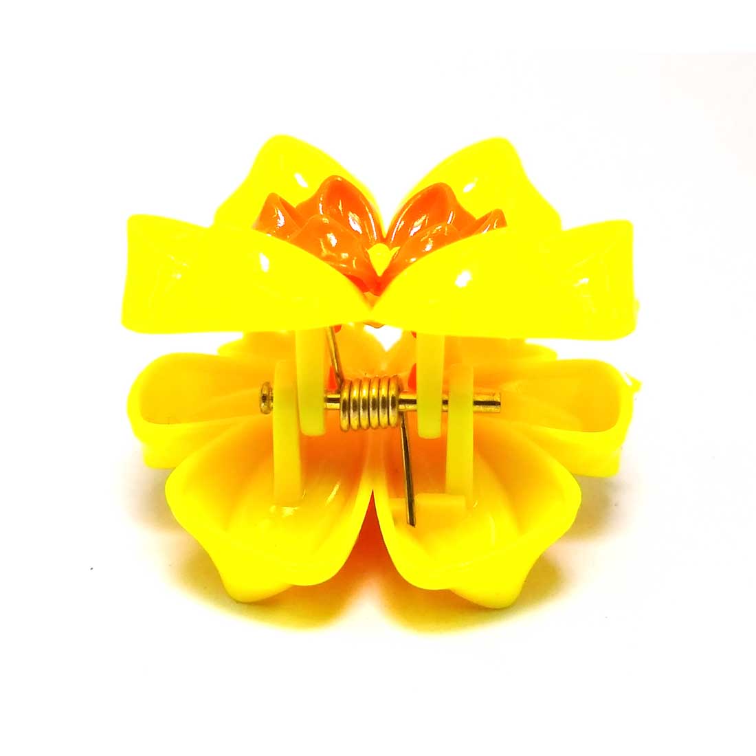 Anokhi ADA Floral Hair Clutcher for Girls and Women (One Hair Clutcher, Yellow) -C-54